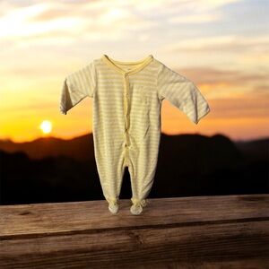 Carter's Soft Yellow Striped Pajama Set